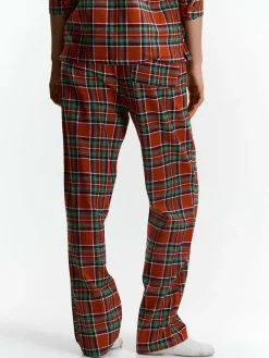 GATE Bawełniane spodnie od piżamy w kratę| Bielizna·Bielizna Nocna