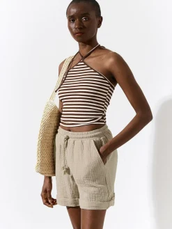 GATE Bawełniane szorty| Spodnie·Spodenki ☀️