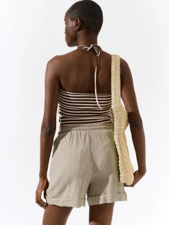 GATE Bawełniane szorty| Spodnie·Spodenki ☀️