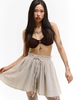 GATE Bawełniane szorty| Spodnie·Spodenki ☀️