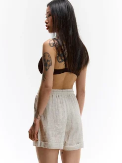 GATE Bawełniane szorty| Spodnie·Spodenki ☀️