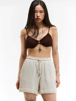 GATE Bawełniane szorty| Spodnie·Spodenki ☀️