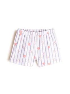 GATE Bawełniane szorty od piżamy z nadrukiem| Bielizna·Bielizna Nocna