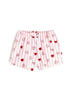 GATE Bawełniane szorty od piżamy z nadrukiem| Bielizna·Bielizna Nocna