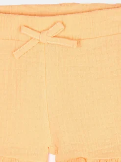 GATE Bawełniane szorty z falbanami|Dzieci Dziewczynki·Spodnie I Legginsy|Dziewczynki·Szorty ☀️