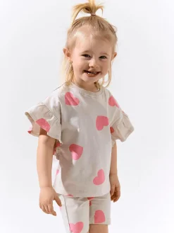 GATE Bawełniane szorty z nadrukiem|Dzieci Dziewczynki·Spodnie I Legginsy|Dziewczynki·Szorty ☀️