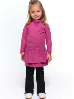 GATE Bawełniany golf z falbanką|Dzieci Dziewczynki·Koszulki I Topy