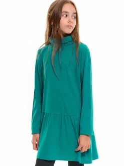 GATE Bawełniany golf z falbanką|Dzieci Dziewczynki·Koszulki I Topy