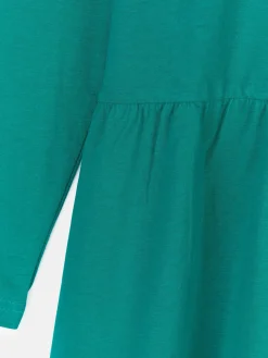 GATE Bawełniany golf z falbanką|Dzieci Dziewczynki·Koszulki I Topy