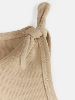 GATE Bawełniany prążkowany top|Dzieci Dziewczynki·Koszulki I Topy