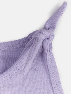 GATE Bawełniany prążkowany top|Dzieci Dziewczynki·Koszulki I Topy