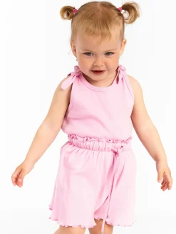 GATE Bawełniany prążkowany top|Dzieci Dziewczynki·Koszulki I Topy