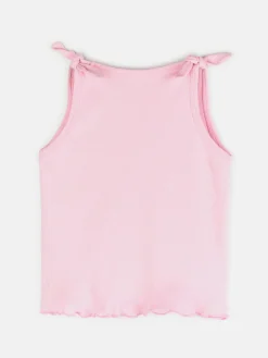 GATE Bawełniany prążkowany top|Dzieci Dziewczynki·Koszulki I Topy