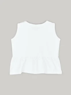 GATE Bawełniany tank top basic z falbanką dla niemowląt|Dzieci Baby