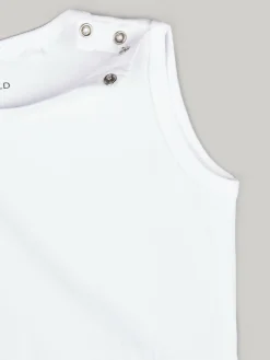 GATE Bawełniany tank top basic z falbanką dla niemowląt|Dzieci Baby