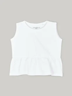 GATE Bawełniany tank top basic z falbanką dla niemowląt|Dzieci Baby