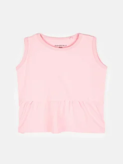 GATE Bawełniany tank top basic z falbanką dla niemowląt|Dzieci Baby