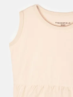 GATE Bawełniany tank top basic z falbanką dla niemowląt|Dzieci Baby