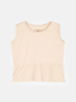 GATE Bawełniany tank top basic z falbanką dla niemowląt|Dzieci Baby