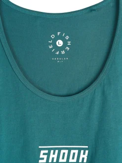 GATE Bawełniany top bez rękawów z wypukłym napisem| Koszulki·Koszulki ☀️|Koszulki·Podkoszulki