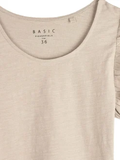 GATE Bawełniany top na ramiączkach z falbanami| Koszulki I Topy·Podkoszulki ☀️|Koszulki I Topy·Koszulki