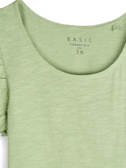 GATE Bawełniany top na ramiączkach z falbanami| Koszulki I Topy·Podkoszulki ☀️