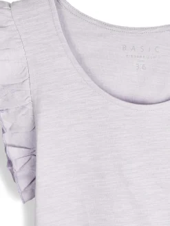 GATE Bawełniany top na ramiączkach z falbanami| Koszulki I Topy·Podkoszulki ☀️