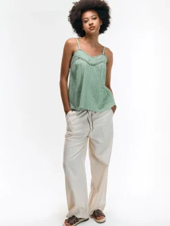 GATE Bawełniany top na ramiączkach| Koszulki I Topy·Topy|Koszulki I Topy·Podkoszulki ☀️