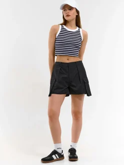 GATE Bawełniany top w paski| Koszulki I Topy·Podkoszulki ☀️|Koszulki I Topy·Crop Top ☀️