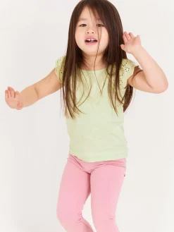 GATE Bawełniany top z detalami Madeira|Dzieci Dziewczynki·Koszulki I Topy