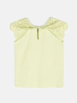 GATE Bawełniany top z detalami Madeira|Dzieci Dziewczynki·Koszulki I Topy