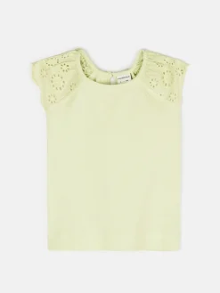 GATE Bawełniany top z detalami Madeira|Dzieci Dziewczynki·Koszulki I Topy