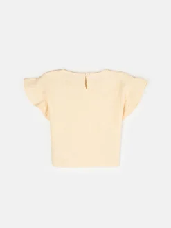 GATE Bawełniany top z falbanami|Dzieci Dziewczynki·Koszulki I Topy