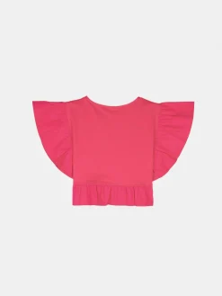 GATE Bawełniany top z falbankami|Dzieci Dziewczynki·Koszulki I Topy