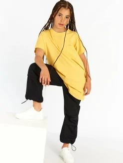 GATE Bawełniany t-shirt basic z kieszonką|Dzieci Dziewczynki·Ostatnie Sztuki Ubrania Dla Dziewczynek|Dziewczynki·Koszulki I Topy