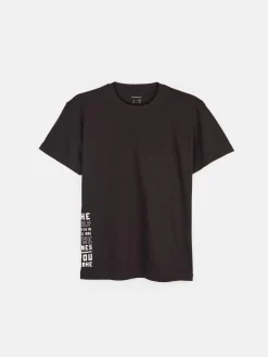 GATE Bawełniany t-shirt oversize z nadrukiem|Dzieci Chłopcy·Koszulki