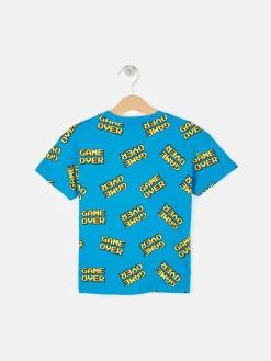 GATE Bawełniany t-shirt oversize z nadrukiem|Dzieci Baby|Chłopcy·Koszulki