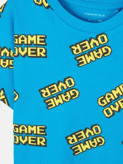 GATE Bawełniany t-shirt oversize z nadrukiem|Dzieci Baby|Chłopcy·Koszulki