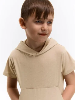 GATE Bawełniany T-shirt z kapturem|Dzieci Chłopcy·Koszulki