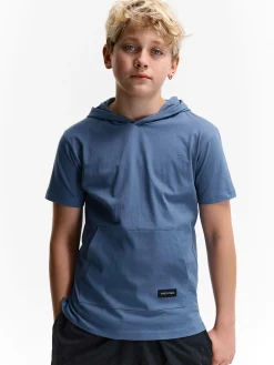 GATE Bawełniany T-shirt z kapturem|Dzieci Chłopcy·Koszulki