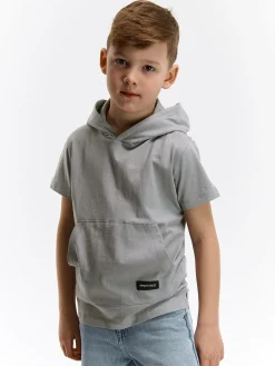 GATE Bawełniany T-shirt z kapturem|Dzieci Chłopcy·Koszulki