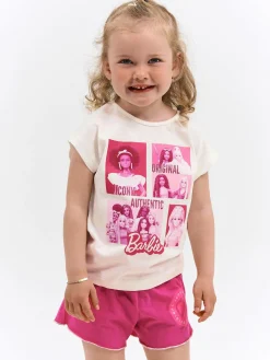 GATE Bawełniany zestaw Barbie|Dzieci Dziewczynki·Spodnie I Legginsy|Dziewczynki·Koszulki I Topy