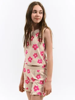 GATE Bawełniany zestaw z nadrukiem|Dzieci Dziewczynki·Bielizna|Dziewczynki·Koszulki I Topy