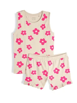 GATE Bawełniany zestaw z nadrukiem|Dzieci Dziewczynki·Bielizna|Dziewczynki·Koszulki I Topy