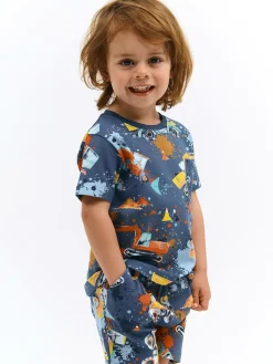 GATE Bawełniany zestaw z nadrukiem|Dzieci Chłopcy·Bielizna|Chłopcy·Koszulki