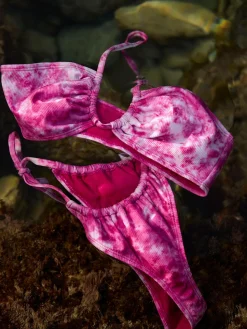 GATE Bikini top z nadrukiem tie-dye - góra| Kategorie·Stroje Kąpielowe ☀️