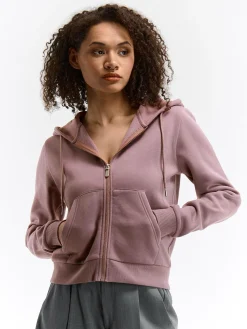 GATE Bluza basic zapinana na zamek z kapturem| Swetry I Bluzy·Bluzy