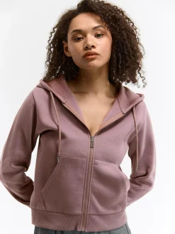 GATE Bluza basic zapinana na zamek z kapturem| Swetry I Bluzy·Bluzy