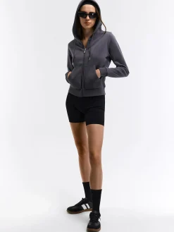 GATE Bluza basic zapinana na zamek z kapturem| Swetry I Bluzy·Bluzy