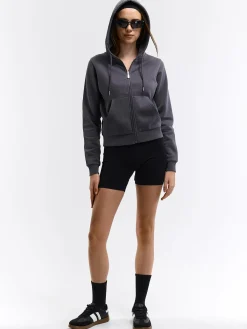 GATE Bluza basic zapinana na zamek z kapturem| Swetry I Bluzy·Bluzy